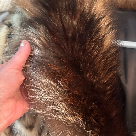 GENUINE LEOPARD FUR  VINTAGE FABULOUS LONG COAT ADDITIONAL PHOTOS!! - Picture 7 of 17